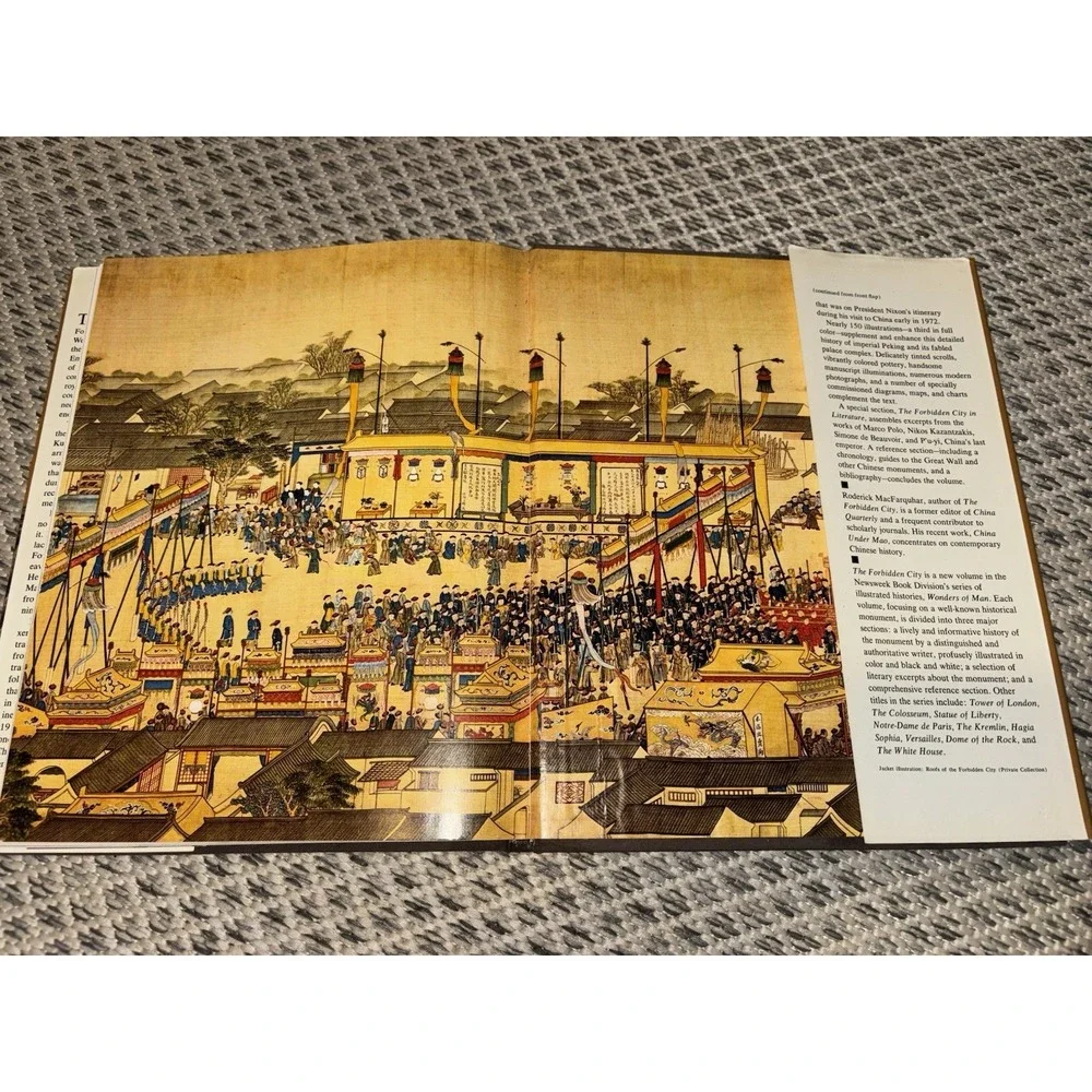 The Forbidden City Hardcover Roderick MacFarquhar History Non-Fiction China 1972